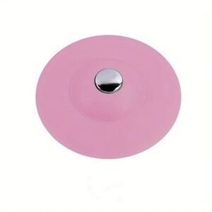 Pink Silicone Drain Stopper